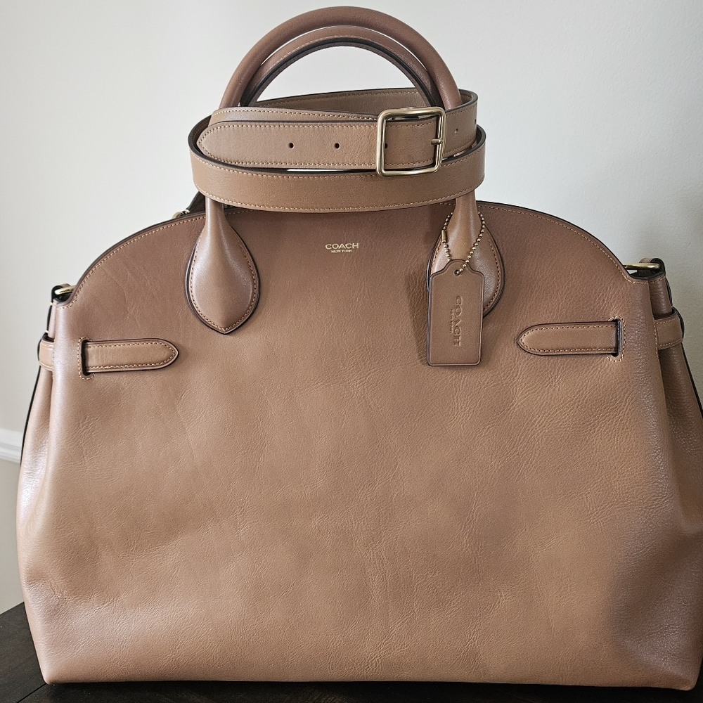 Coach Soft Empire Carryall 48 Honey Brown Tote
